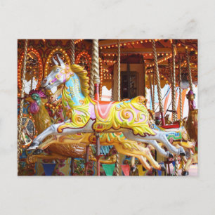 Carousel Horse Postcard