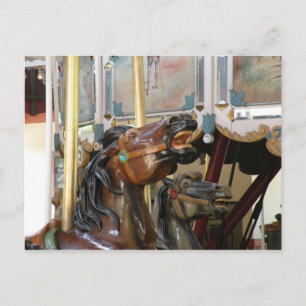 Carousel Horse postcard