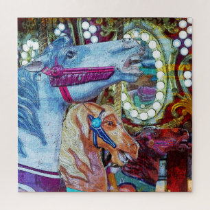 Carousel Horse Race Jigsaw Puzzle