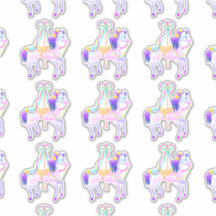 Carousel Horse (sheet) contour sticker