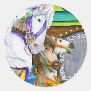 Carousel Horse Sticker