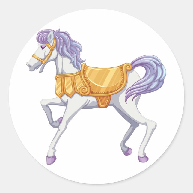 Carousel Horse Stickers (Front)