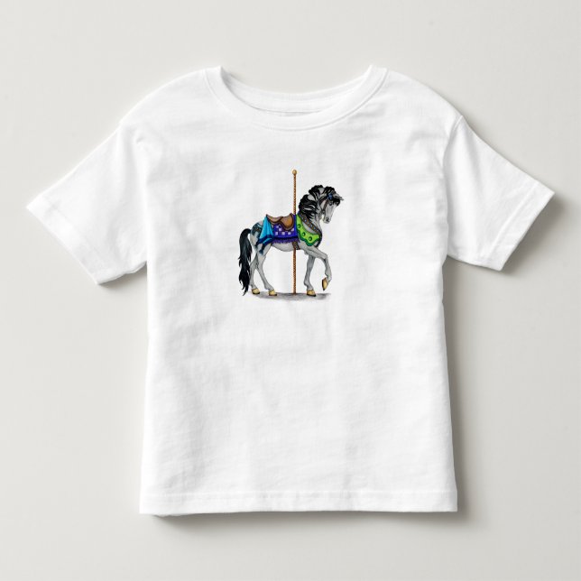 Carousel Horse Toddler T-Shirts (Front)