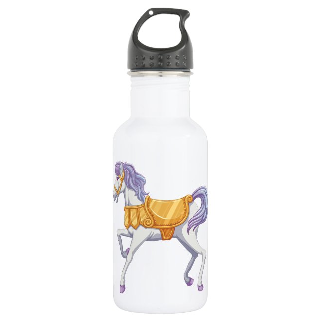 Carousel Horse Water Bottle (Front)