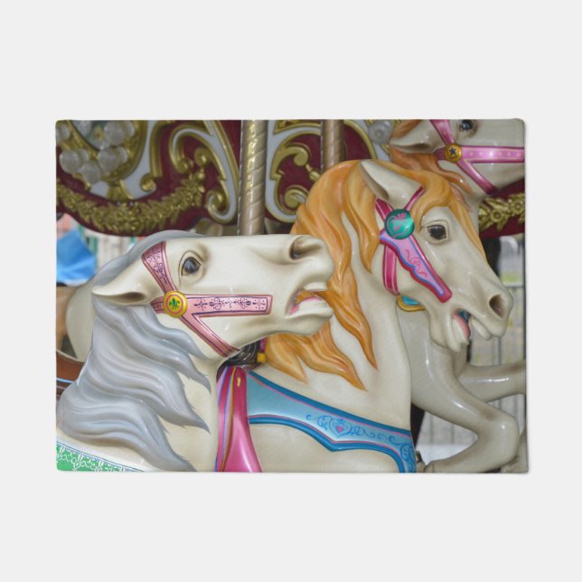 Carousel horses doormat (Front)