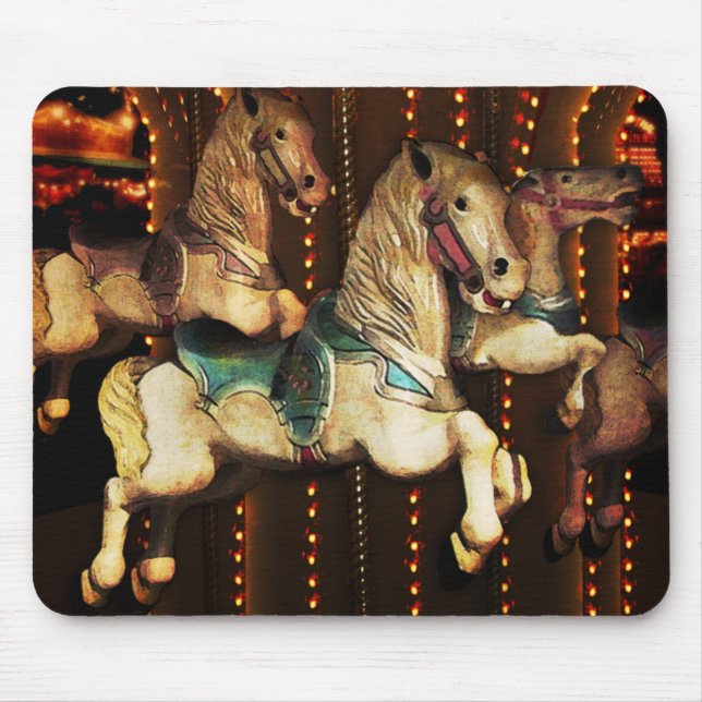 Carousel Horses Mouse Mat (Front)