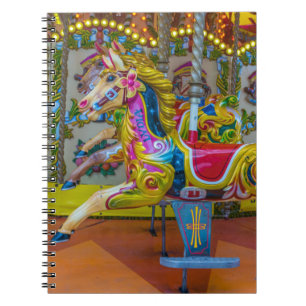 Carousel horses notebook
