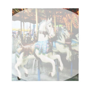 Carousel Horses Notepad