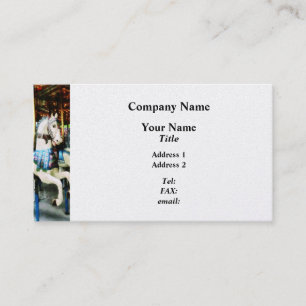 Carousel Horses - Platinum Business Card