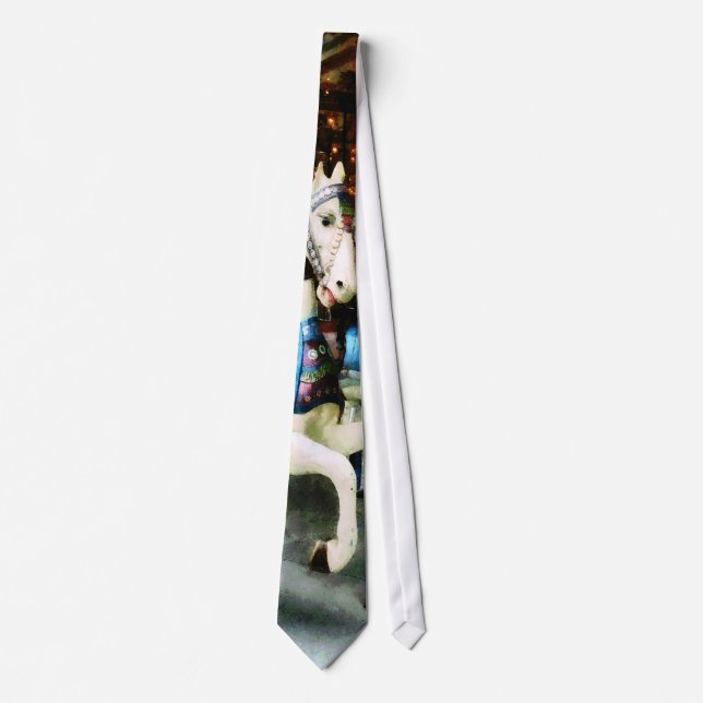 Carousel Horses Tie (Front)