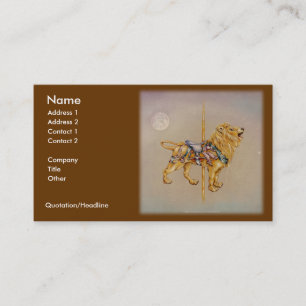 Carousel Lion Business Card
