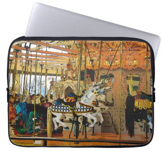 Carousel Magic - Merry-go-Round Laptop Sleeve