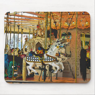 Carousel Magic - Merry-go-Round Mouse Mat