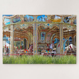 Carousel merry-go-round horses jigsaw puzzle