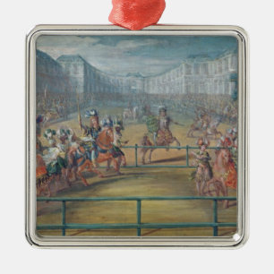 Carousel of Amazons in 1682 Metal Tree Decoration