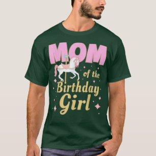 Carousel Party Family Matching Mom 1st First Birth T-Shirt