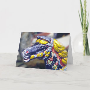 Carousel pony card