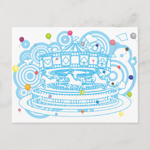 Carousel Postcard