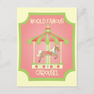 Carousel Postcard