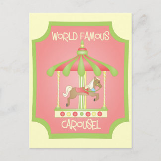 Carousel Postcard