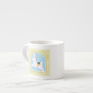 Carousel Rabbit by June Erica Vess Espresso Cup