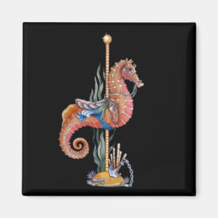 Carousel Seahorse Magnet