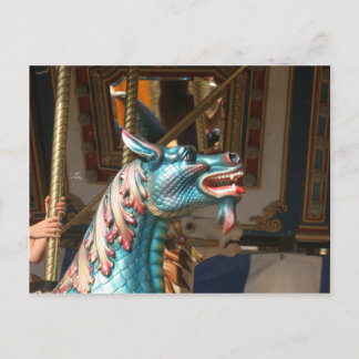 Carousel Seahorse Postcard