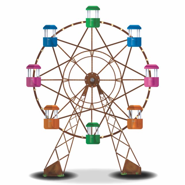 Carousel Standing Photo Sculpture (Front)