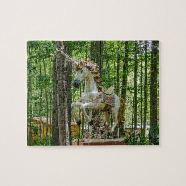 Carousel Unicorn  Jigsaw Puzzle (Horizontal)