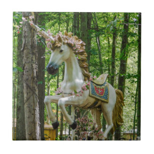 Carousel Unicorn Tile