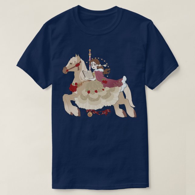 Carousel Up On Some Cloud T-Shirt (Design Front)