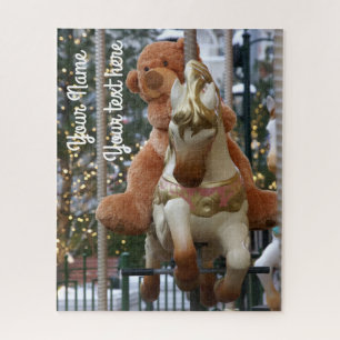 Carousel with Teddy Bear Jigsaw Puzzle