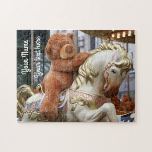Carousel with Teddy Bear Jigsaw Puzzle