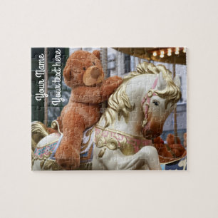 Carousel with Teddy Bear Jigsaw Puzzle