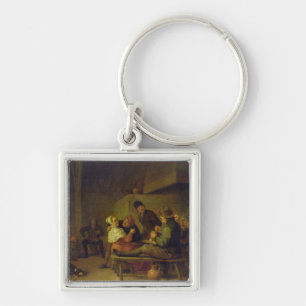 Carousing Farmers Key Ring