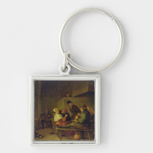 Carousing Farmers Key Ring (Front)