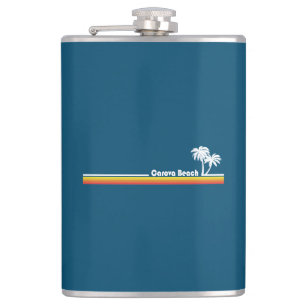 Carova Beach North Carolina Hip Flask
