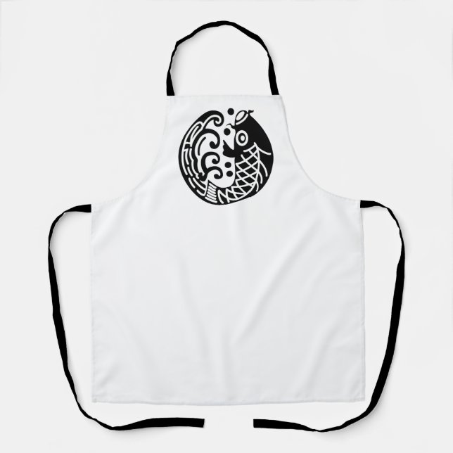 Carp and wave apron (Front)