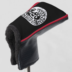 Carp and wave golf head cover