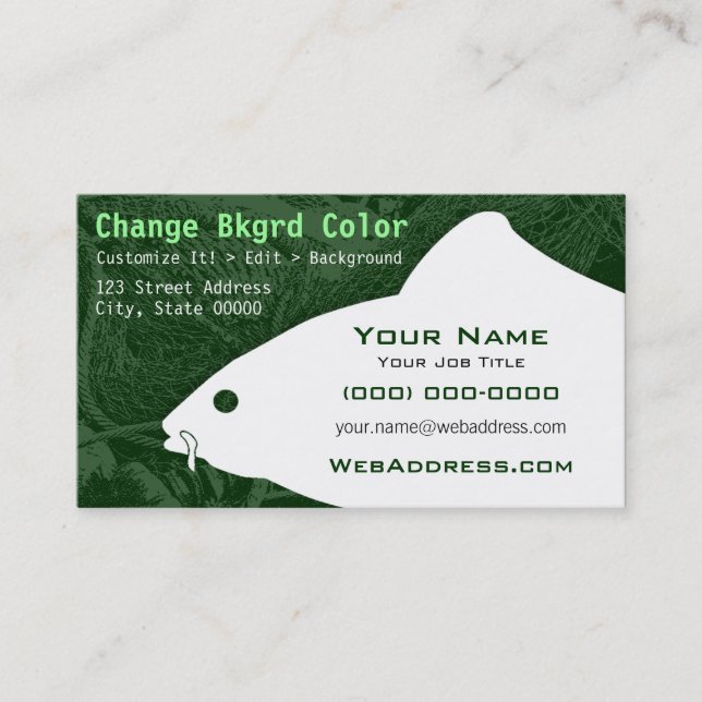 Carp Fish Business Card (Front)