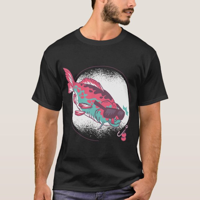 Carp fish fishing angler T-Shirt (Front)