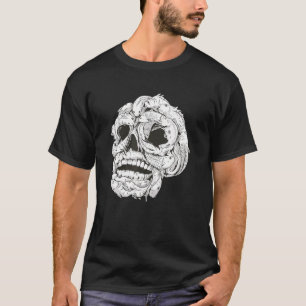 Carp Fish Skull Skeleton Halloween Costume Skull T-Shirt