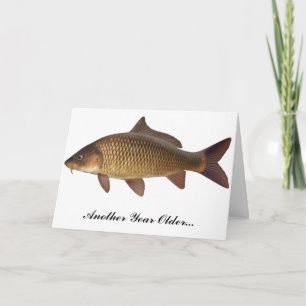 Carp Fishing Birthday Card