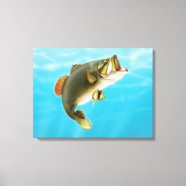 Carp Fishing Canvas Print (Front)