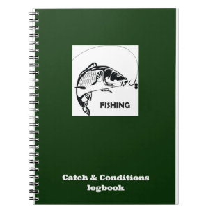 Carp fishing Catch and Conditions logbook Notebook