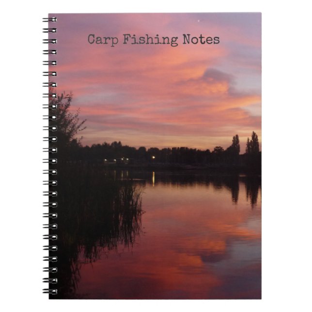 Carp Fishing Catch & Conditions logbook Notebook (Front)