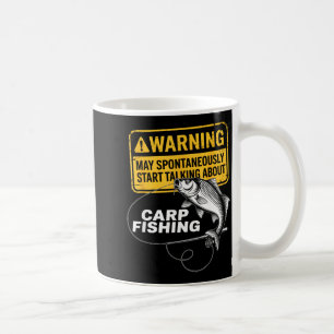 Carp Fishing Design For Men Funny Catfish And Carp Coffee Mug