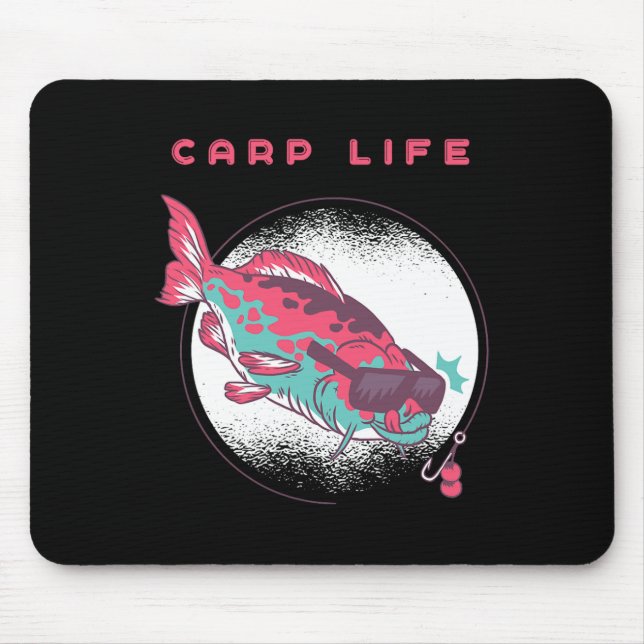 Carp Fishing  Mouse Mat (Front)