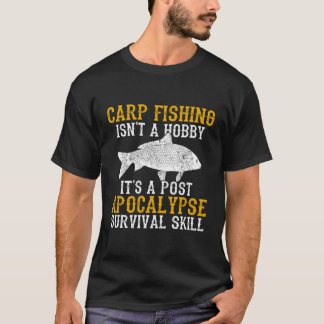 Carp Fishing Surviving Fisher Fisherman Gift T-Shirt