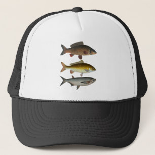 Carp fishing vintage design trucker hat